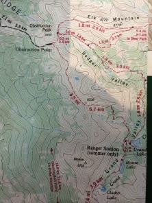 our hiking route